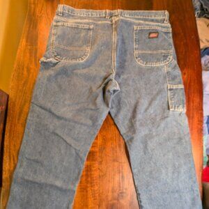 Vintage Dickies Carpenter Jeans Men's 42x30 Relaxed Fit Denim Jeans